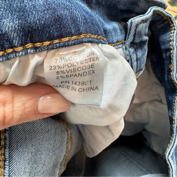 Coco + Carmen Classic Blue Straight Leg Jeans - Picture 6 of 8